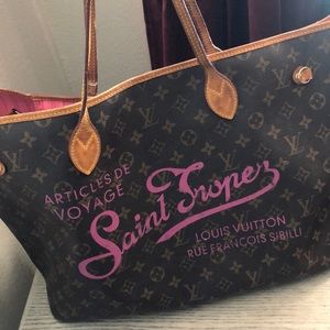 Louis Vuitton Limited Edition St Tropez Neverfull